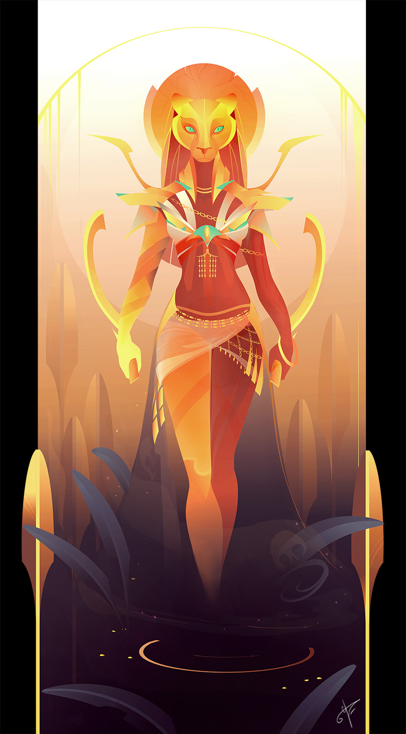 ellyade-illustrations-ellyade-sekhmet